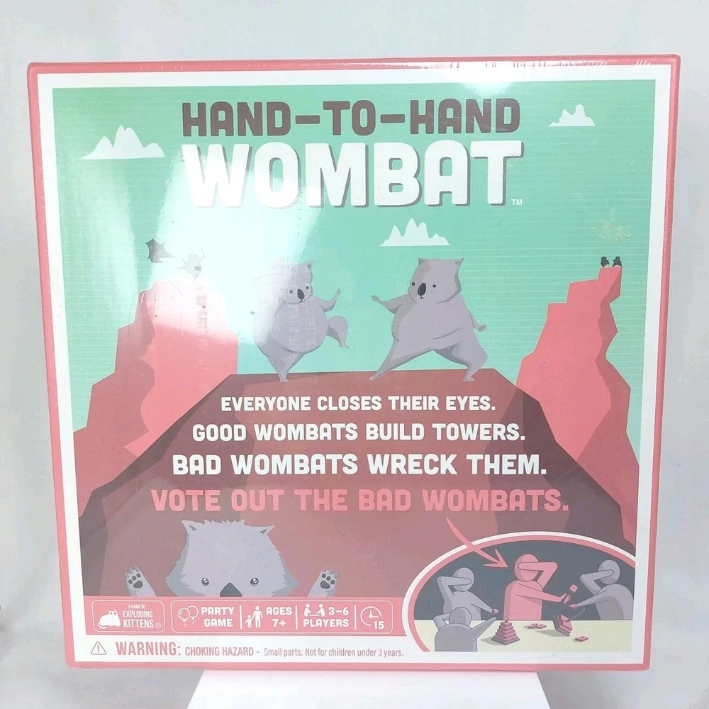 HAND to HAND WOMBAT GAME New Sealed‎ Rare Collectible 2022 By Exploding Kittens